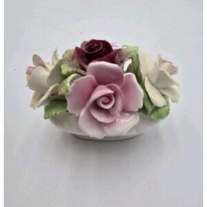 Royal Stratford Bone China Floral Bouquet Figurine Staffordshire England